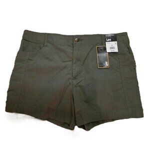 LEE WOMENS SHORTS SIZE 18 NWT OLIVE GROVE 4" SHORT